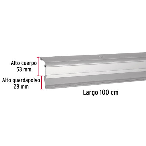 Guardapolvo Automático de Aluminio 100 cm - Protección Duradera