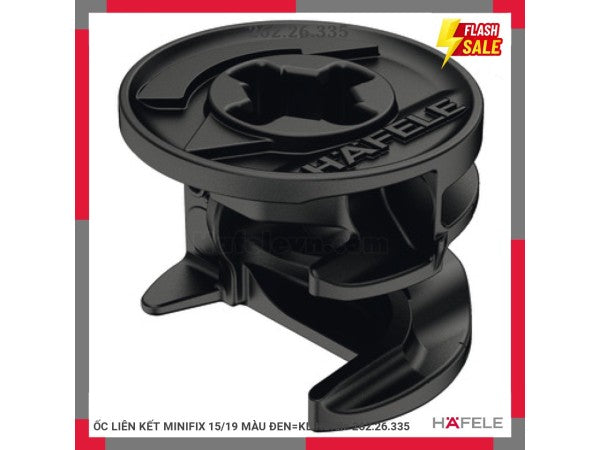 Sistema Minifix Zinc Negro 15/19mm - Häfele