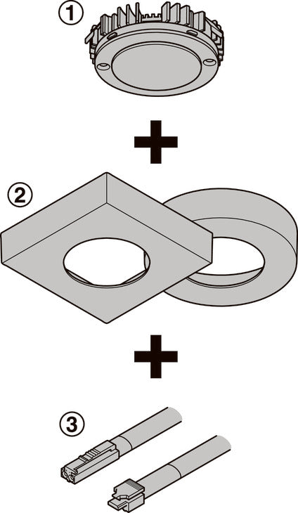 Línea Alimentación Loox 12V - Conector a Presión | Häfele