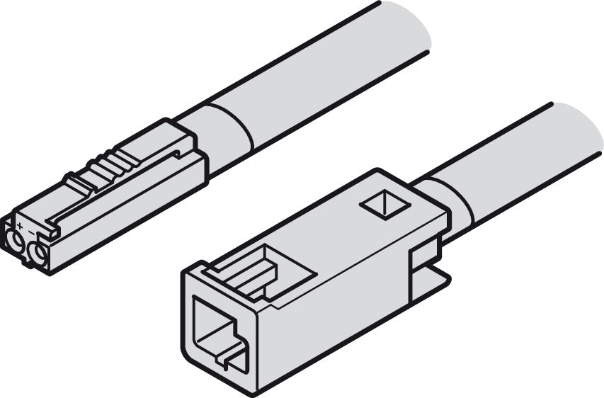 Cable de Extensión Häfele Loox5 2 Polos - Iluminación LED
