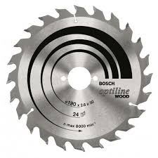 Disco Sierra 7 1/4" Madera D-24 Optiline - Corte Preciso