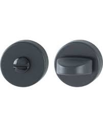 Kit WC Aluminio Negro Mate HOPPE 42KS | Puertas Baño