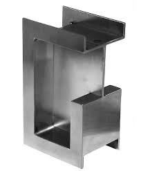 Jaladera de Canto I-4253 40MM Inox para Puertas Corredizas