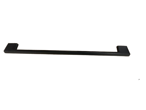 Jaladera de Aluminio Negro Mate para Muebles