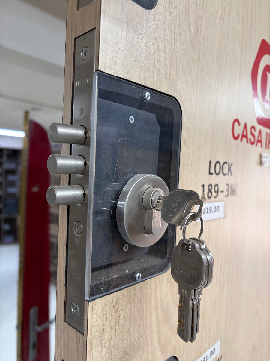 Mecanismo con cilndro 70 mm llave-mariposa