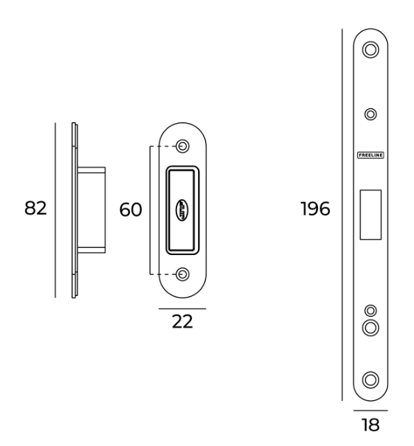 CERRADURA MAGENTICA BLACK