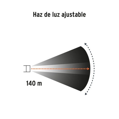 Linterna de Minero 80 Lúmenes LED, Resistente y Compacta