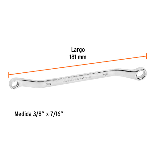 Llave de Estrías 3/8'' x 7/16'' - Herramienta Profesional
