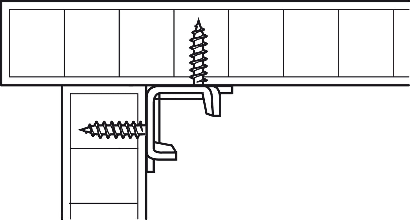 Herraje para Cama Acero Galv. 95 mm HÄFELE - Resistente