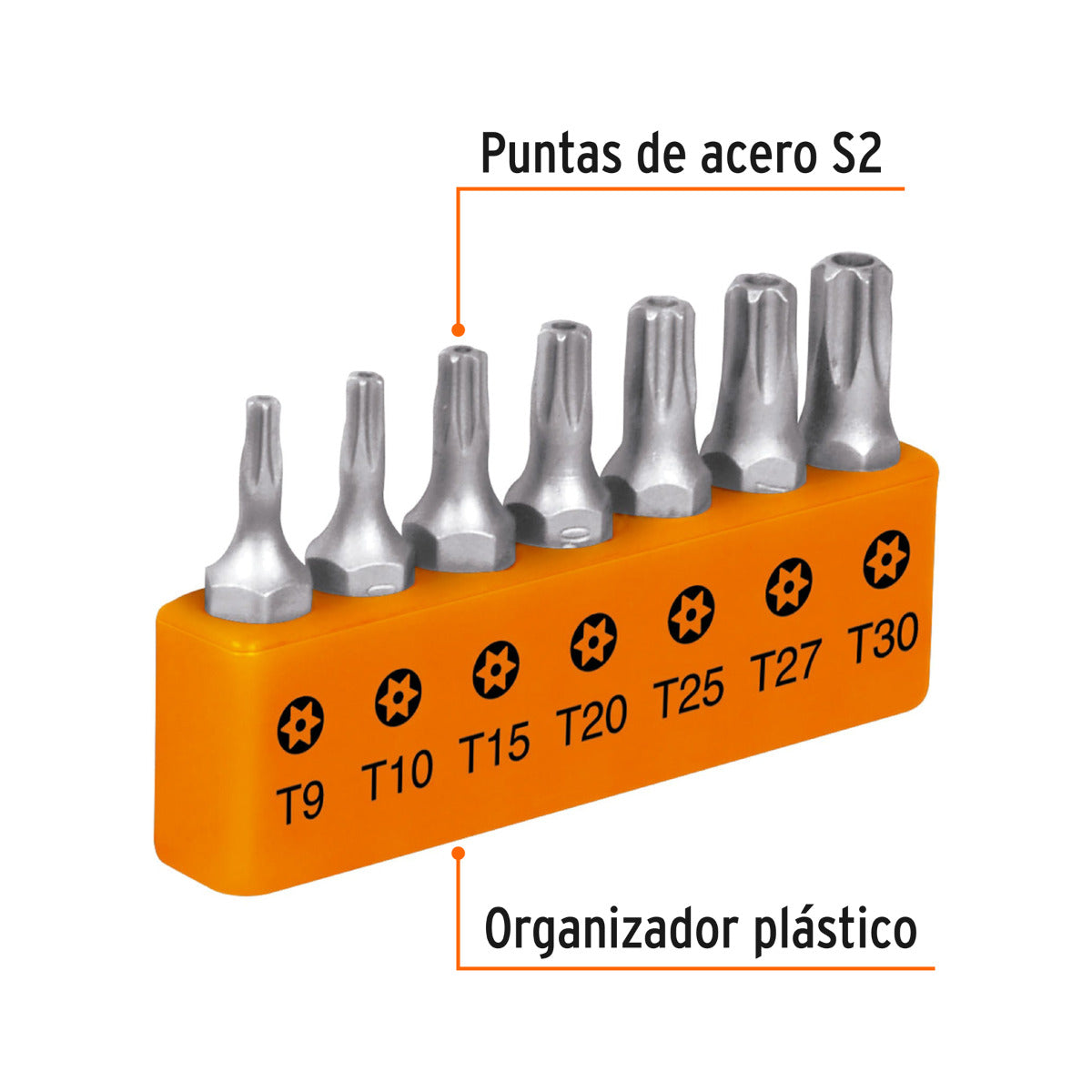 Juego de Puntas Torx Acero S2 - Máxima Precisión
