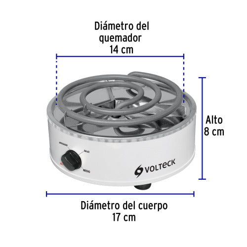 Parrilla Eléctrica Redonda: Compacta y Eficiente
