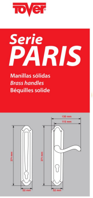 Cerraduras Paris J/M Oro - Seguridad y Estilo