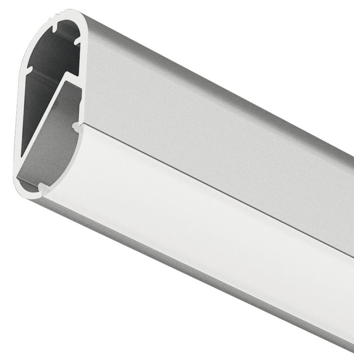 Riel Clóset Loox 5105 Aluminio Häfele + LED