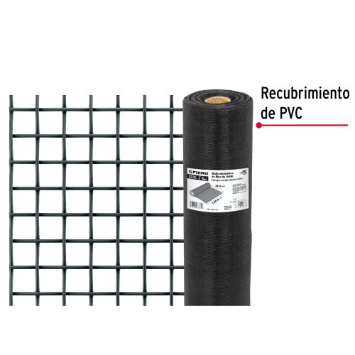 Malla Mosquitera Negra de Alta Calidad 1.50x30m
