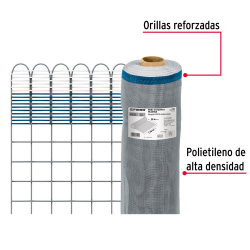 Malla Mosquitera Gris 1.7x30m - Protección Duradera