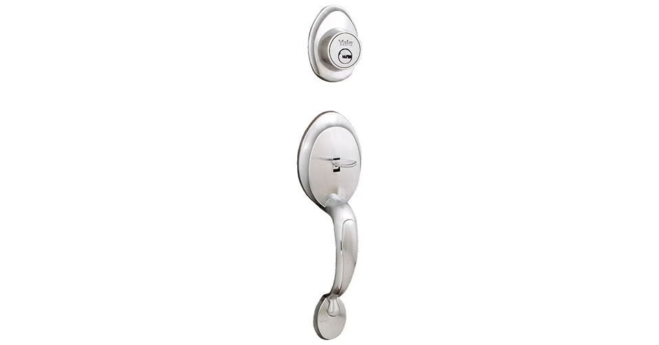 Gatillo Yale Venecia Doble Cilindro - Cromo Mate | Seguridad