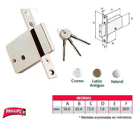 Cerradura X-1000 Cromada: Seguridad y Elegancia