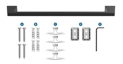 Toallero Blackrock 18" Elegante y Resistente - BH36003MB