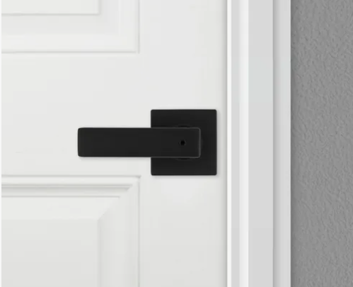 Cerradura de Privacidad Kwikset Breton - Negro Mate