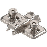 CLIP Base, en cruz, 0 mm, Acero, con tornillos Euro premontados, AA: Agujero coliso