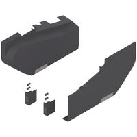 Compás abatible giratorio AVENTOS HS, Tapa para mecanismos de elevación (incl. Interruptor de activación para taladrar, incluido), dra+izq, para Apto para SERVO-DRIVE