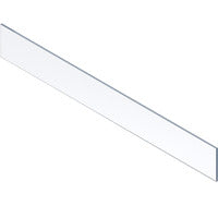 MERIVOBOX Elemento de inserción - delante, Altura E (142.5 mm), ANM=1200 mm (15/16 mm), Vidrio