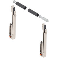 Compás abatible vertical AVENTOS HL top, palanca (Juego), ACM=390-540 mm, simétrico
