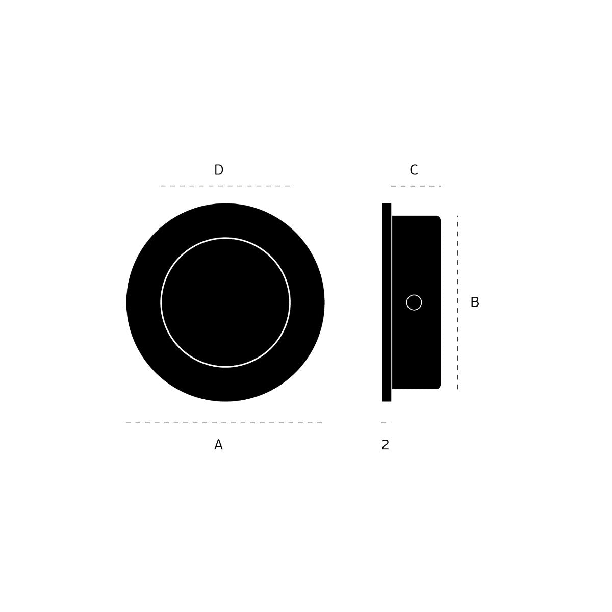 CAZOLETA ACERO INOXIDABLE JNF  DIAM 50MM