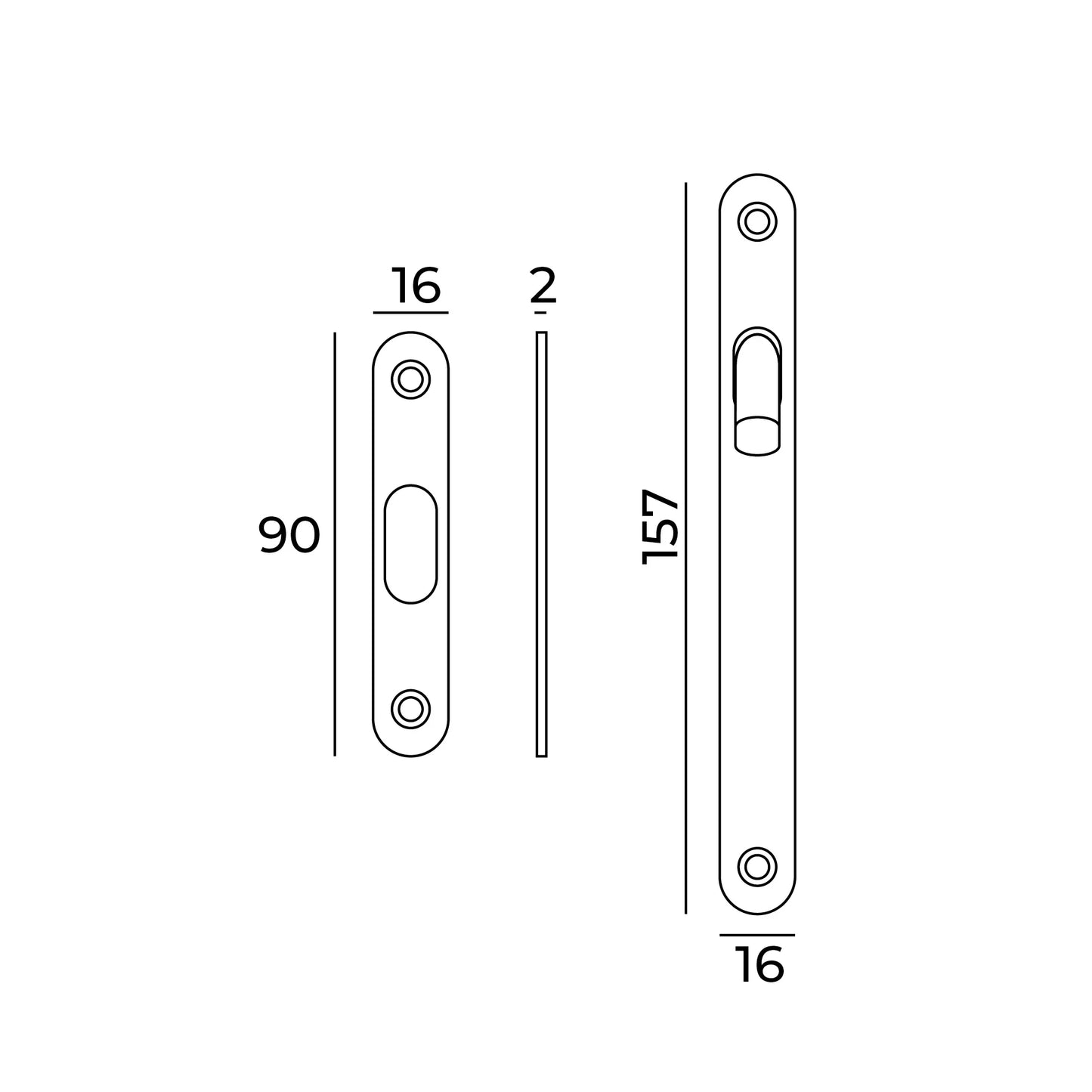 Comprueba la Cerradura para Puertas Corredizas IN.20.241F JNF