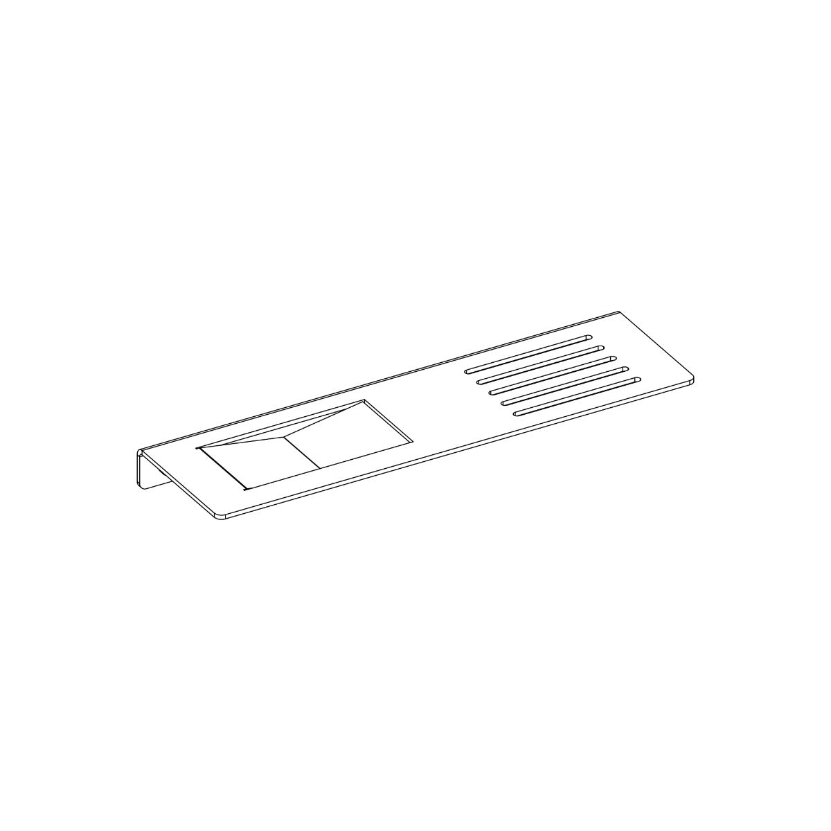 Jabonera de Acero Inoxidable JNF 300mm - Elegante y Duradera