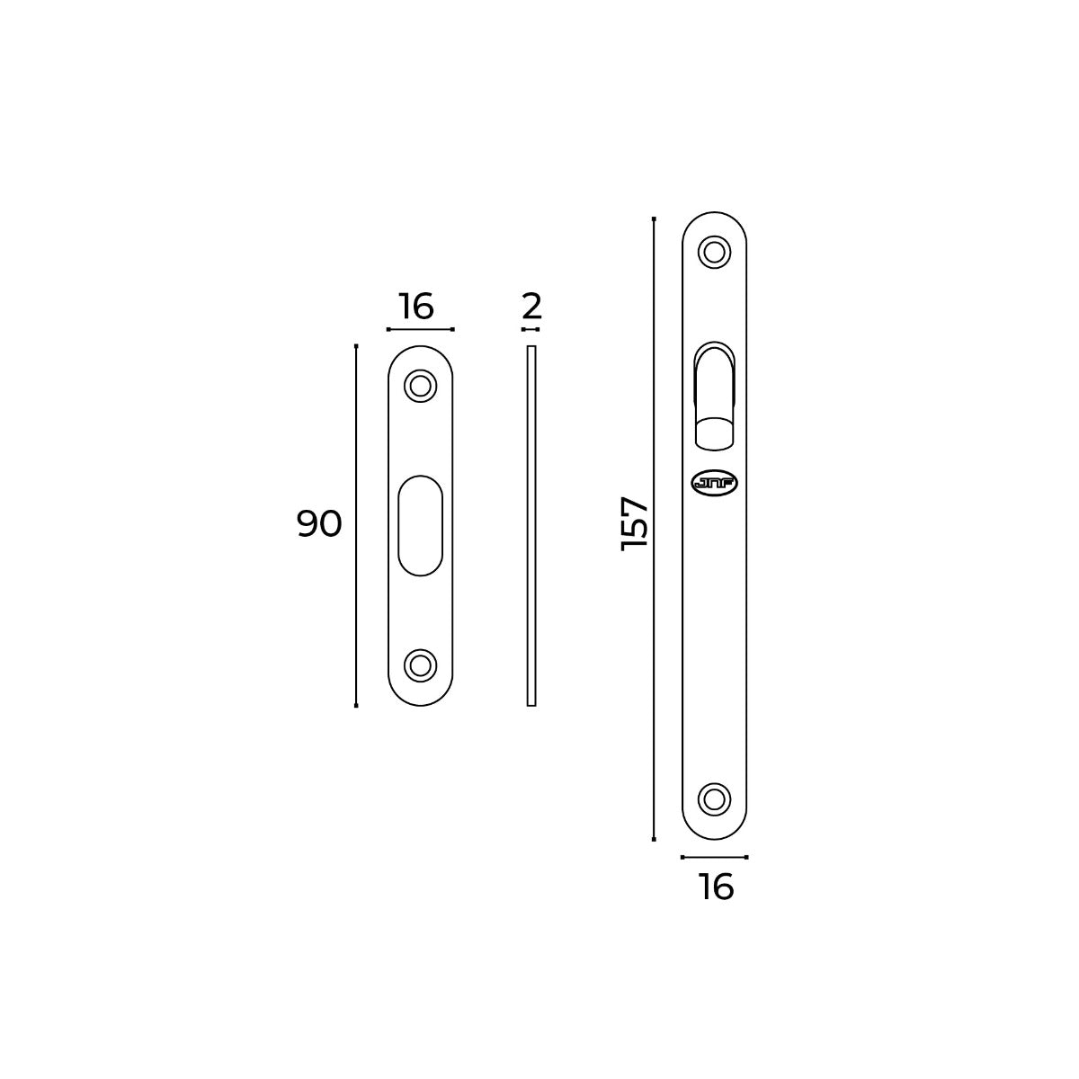 CERRADURA 20.938 RG RAW GOLD