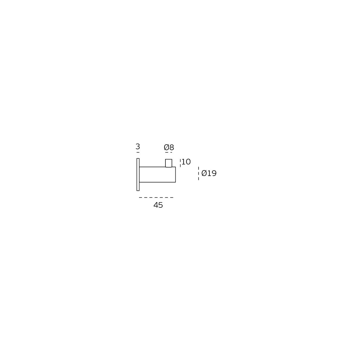 Percha Triple Acero Inoxidable - Organiza con Estilo
