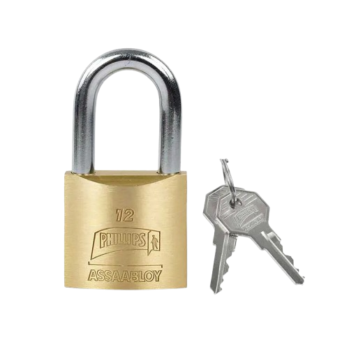 Candado Gancho Largo Latón MOD. 12 GL - Alta Seguridad