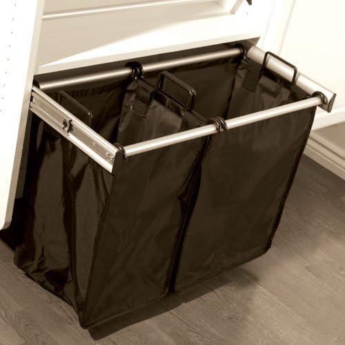 Cesta Extraible con Bolsas Removibles Bronce 610 mm