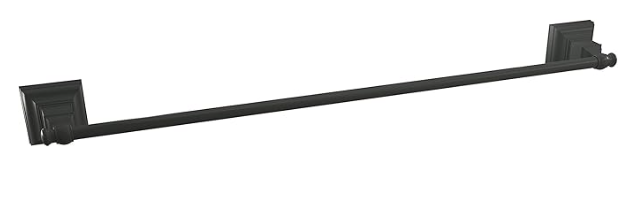 Toallero Markham 24" Negro Mate - Elegante y Duradero