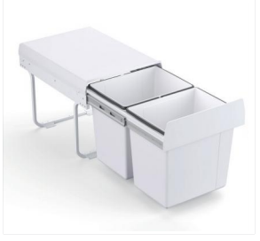 Gabinete DB-15BS 30L con Cierre Suave - Blanco