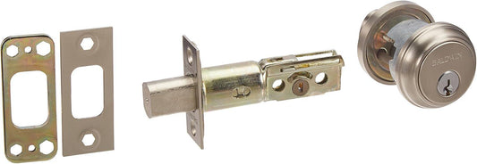 Secure Brass Deadbolt for 1-5/8" Doors | ANSI Certified
