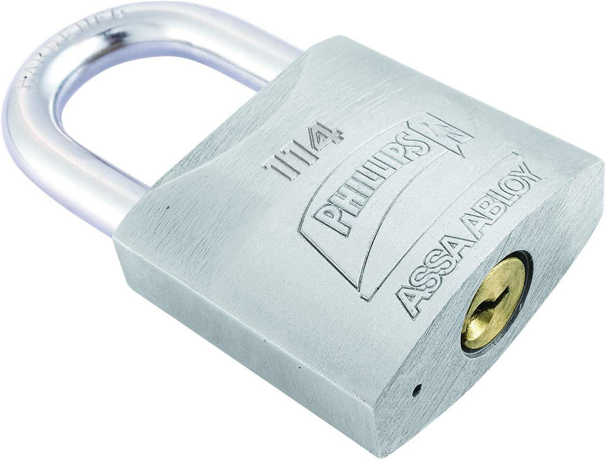 Candado de Latón Sólido 50 mm Phillips Mod. 114 - Máxima Seguridad