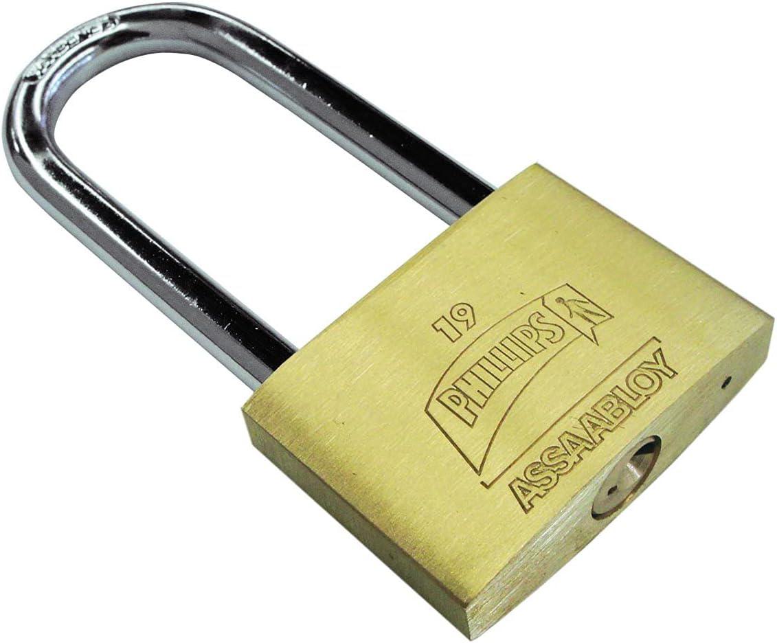 Candado de Latón Sólido 50 mm - Seguridad Premium Phillips