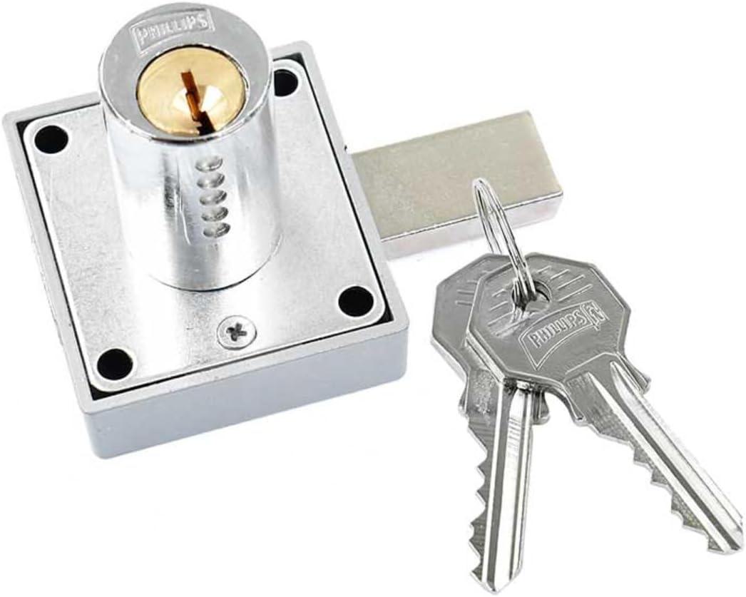 Cerradura Cromo 250 Phillips - Seguridad máxima 36mm