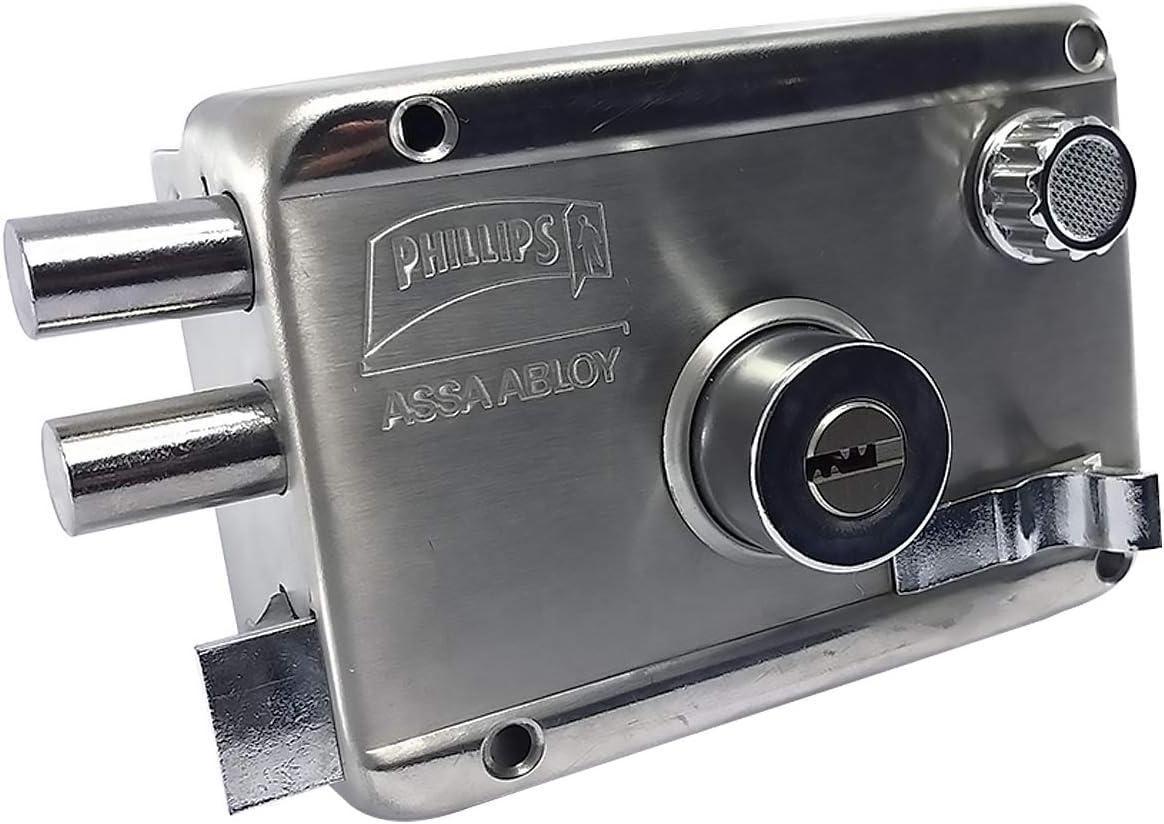 Cerradura HS-4100-AS Phillips: Seguridad Acero Inoxidable