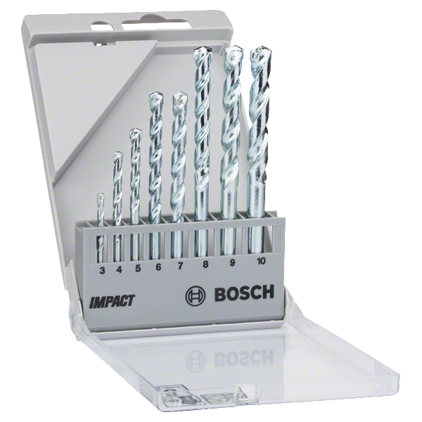 Set Brocas para Concreto 8 Piezas - Alta Durabilidad