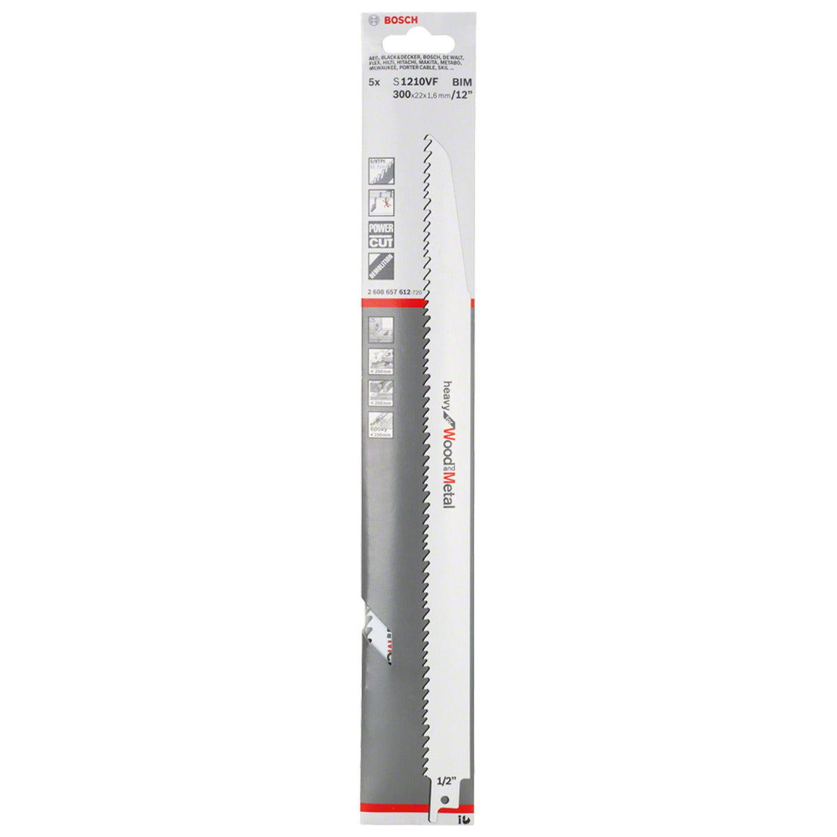 Segueta Sable S1210VF 9'' BIM Heavy - Corte Profesional