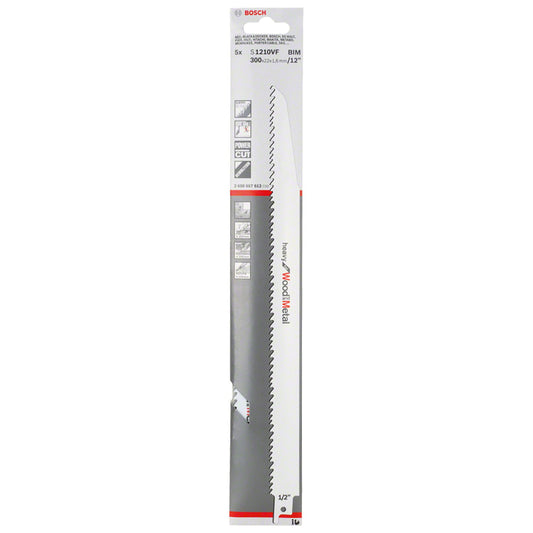 Segueta Sable S1210VF 9'' BIM Heavy - Corte Profesional