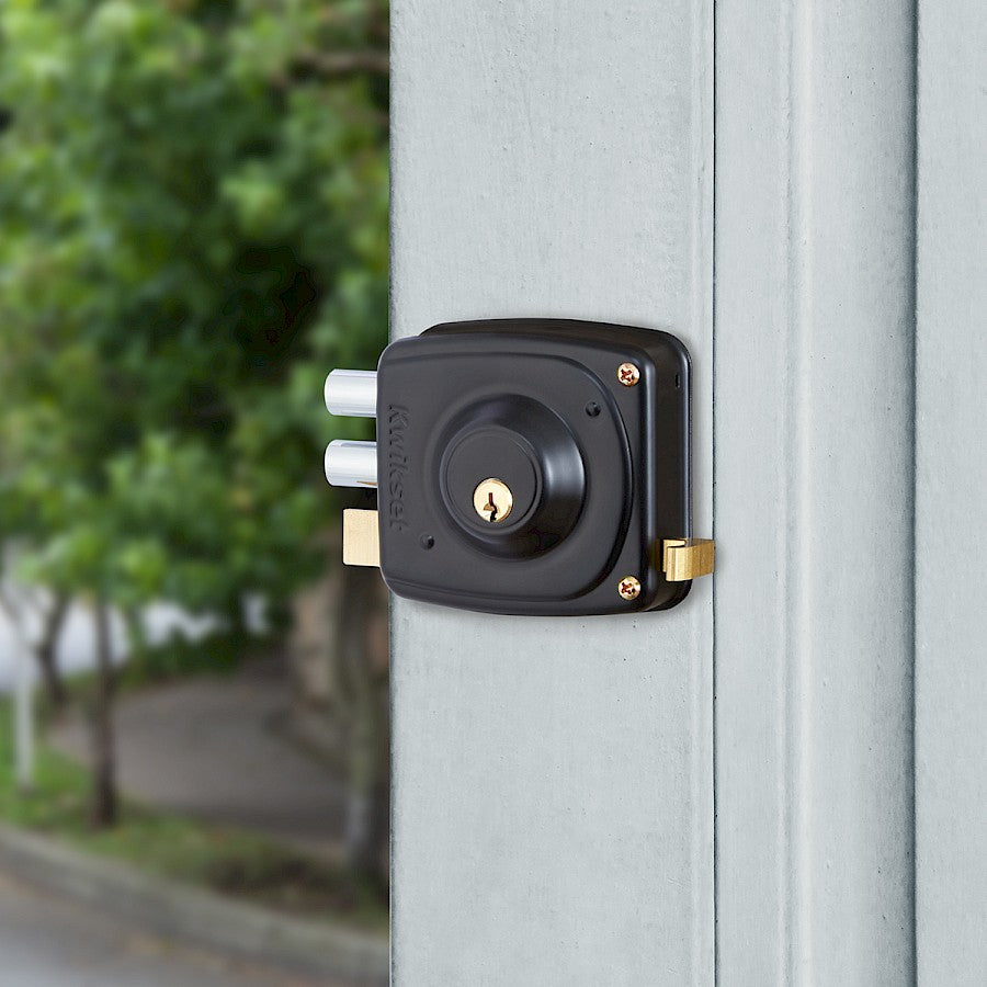 Cerradura Kwikset 91910 Negro Mate - Seguridad Superior