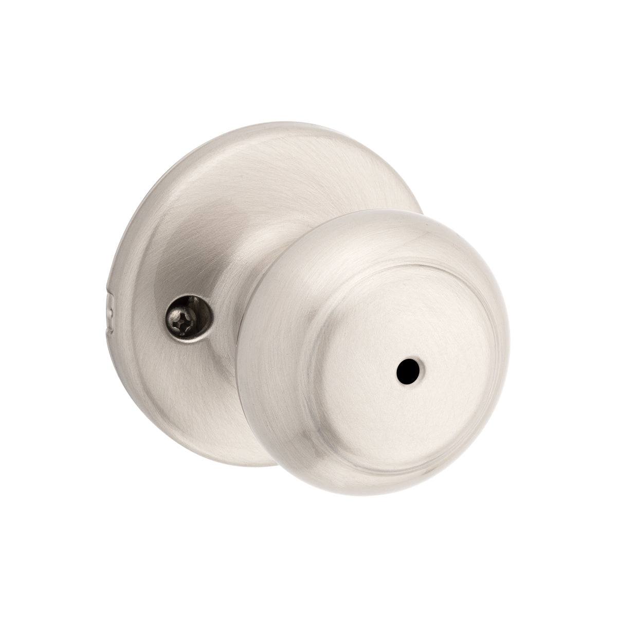Pomo Baño Níquel Satinado Kwikset - Elegante y Duradero
