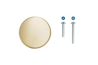 Pomo BlackRock 1 5/8'' con Cristales - Elegancia y Estilo