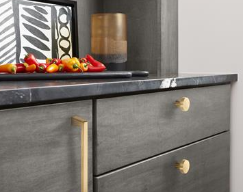 Pomo BlackRock 1 5/8'' con Cristales - Elegancia y Estilo