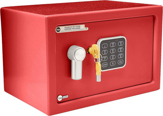 Caja Fuerte Pequeña Roja - Seguridad Compacta