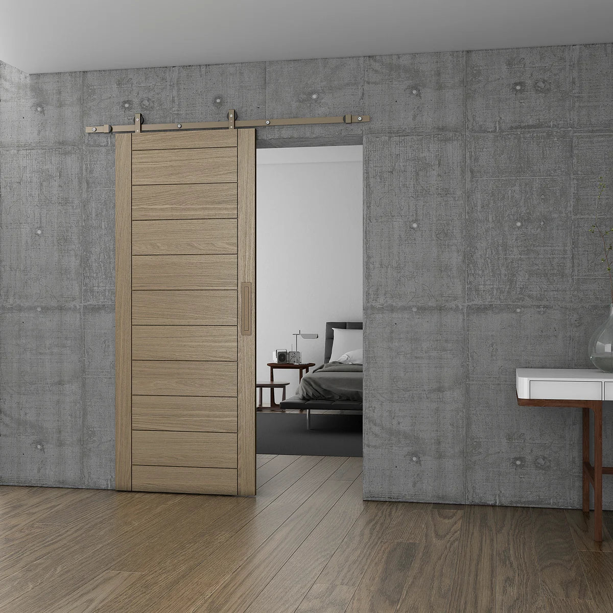 Kit Corredera de Madera Carriot para Puertas - Fácil Instalación